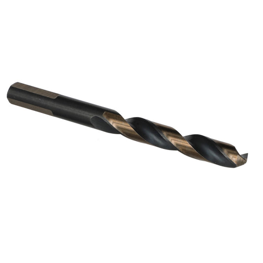 1/2" 3-Flat Contractor Jobber Drill, Black & Gold