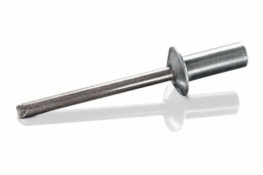  3/16" (.376-.500" Grip) Dome Head Aluminum / Stainless Closed End Blind Rivet (250 / box)