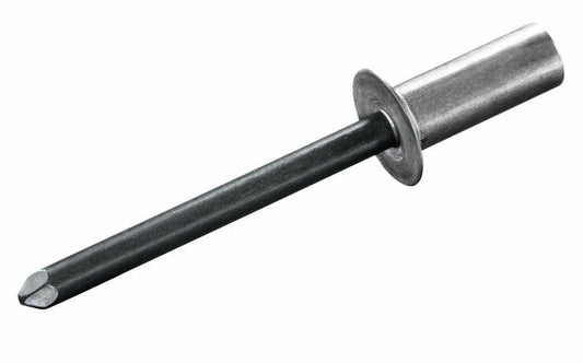  1/8" (.188-.250" Grip) Countersunk Aluminum / Steel Closed End Blind Rivet (1000 / box)