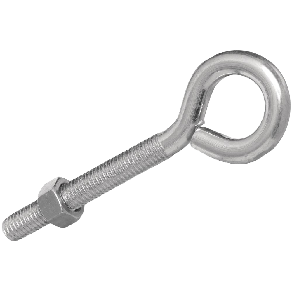 1/2 X 6" Eyebolt Zinc (w/ Nut)