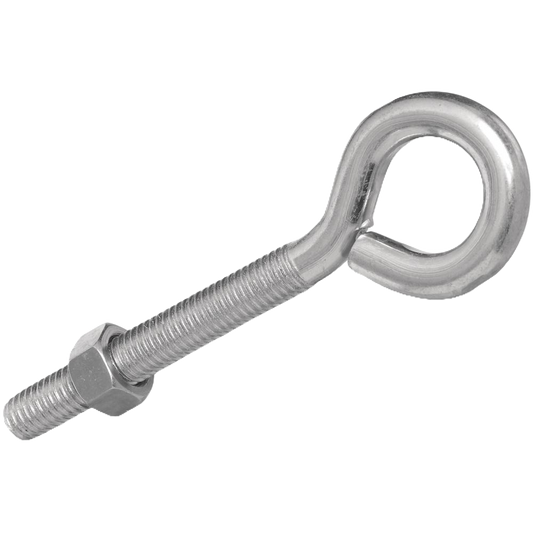 1/2 X 6" Eyebolt Zinc (w/ Nut)