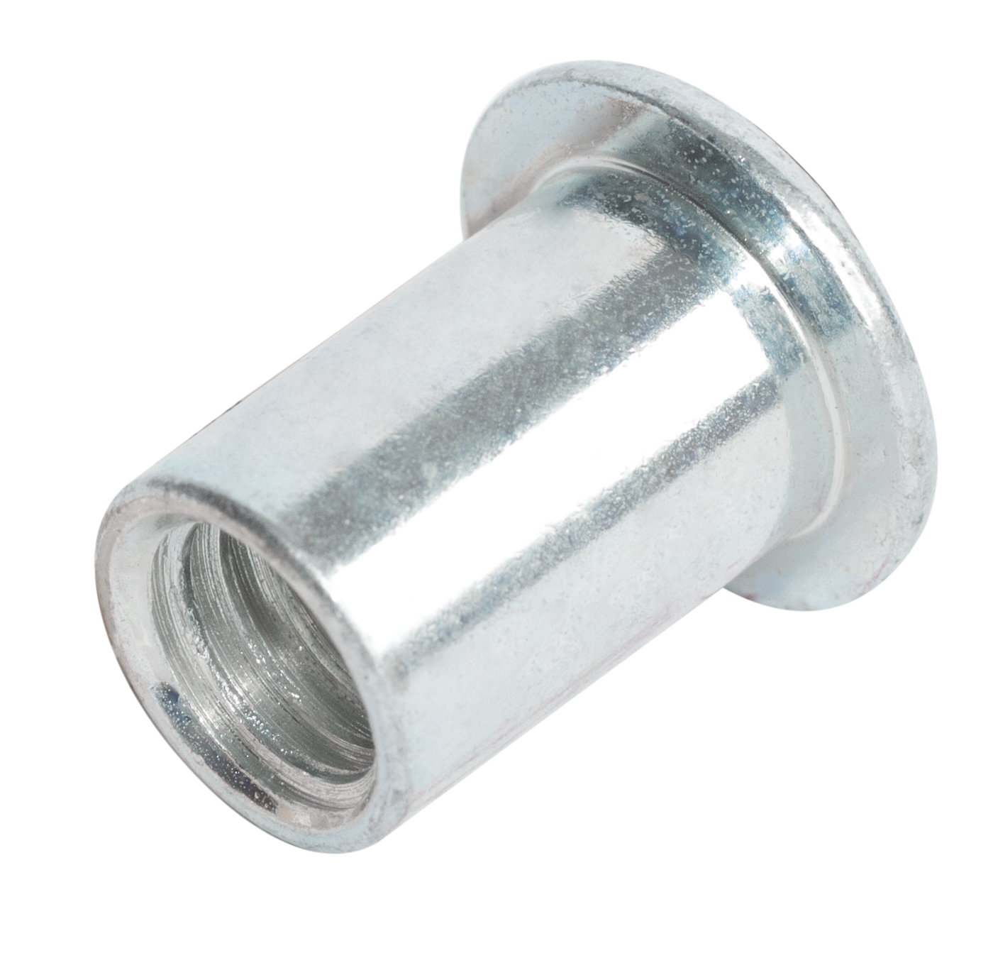 5/16-18 UNC (.030-.125" Grip) Flat Head Threaded Insert Smooth - Aluminum (250/box)