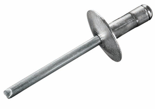  5/32" (.125-.312" Grip) Large Flange Aluminum / Steel MULTI-Grip Blind Rivet (500 / box)