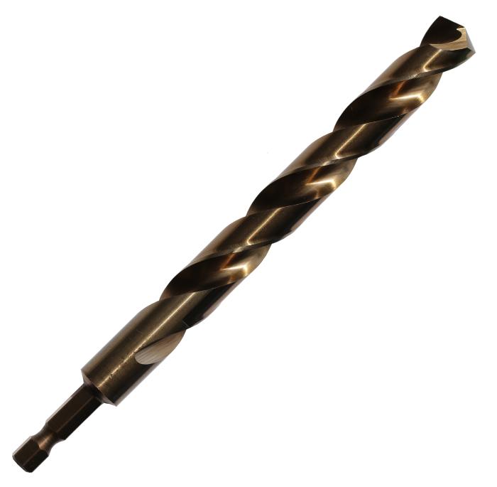 15/32" Hex Shank Cobalt Drill