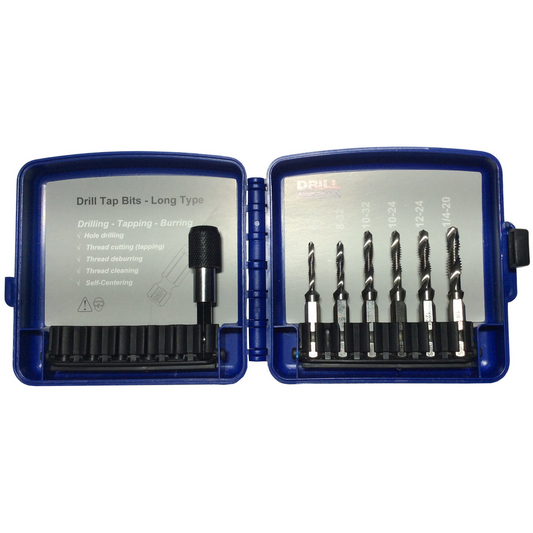 6pc HSS Combined Drill & Tap Set (DRAP)