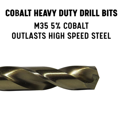 31/64" Cobalt Jobber Length Drill Bit