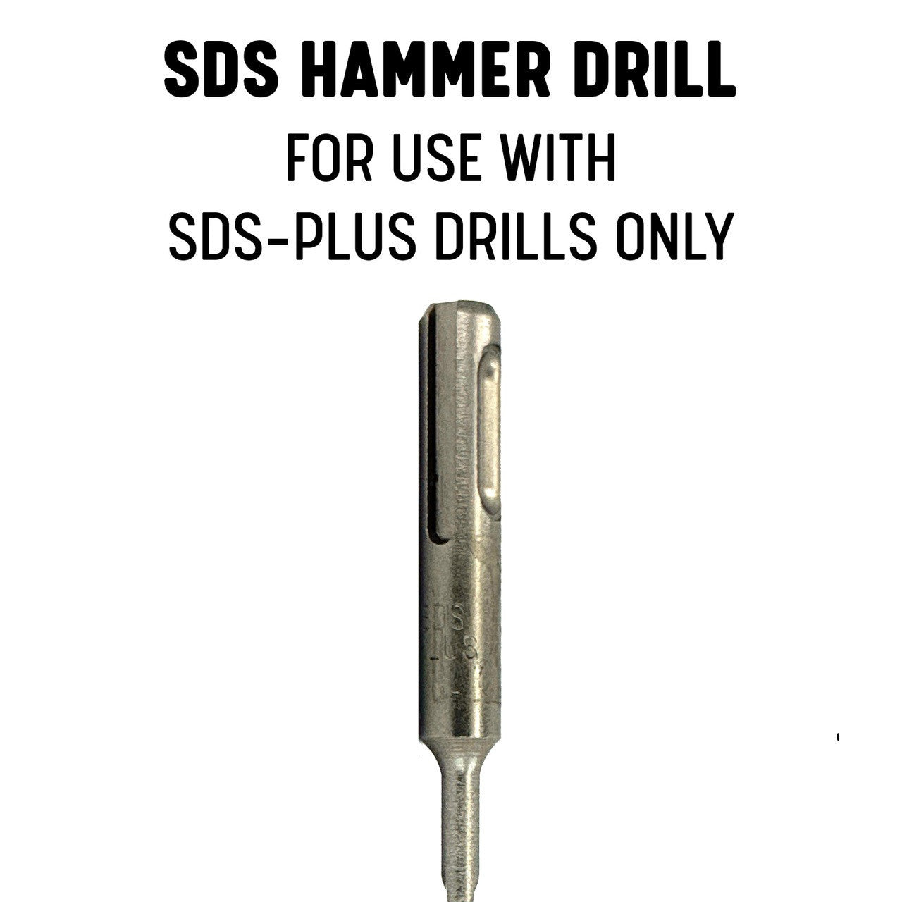 9/16 X 6" SDS Plus+ Quad Tip Hammer Drill