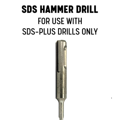 9/16 X 6" SDS Plus+ Quad Tip Hammer Drill